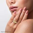 D'Joy - Citrine Three Stone Ring in Sterling Silver 3.53 Ct.