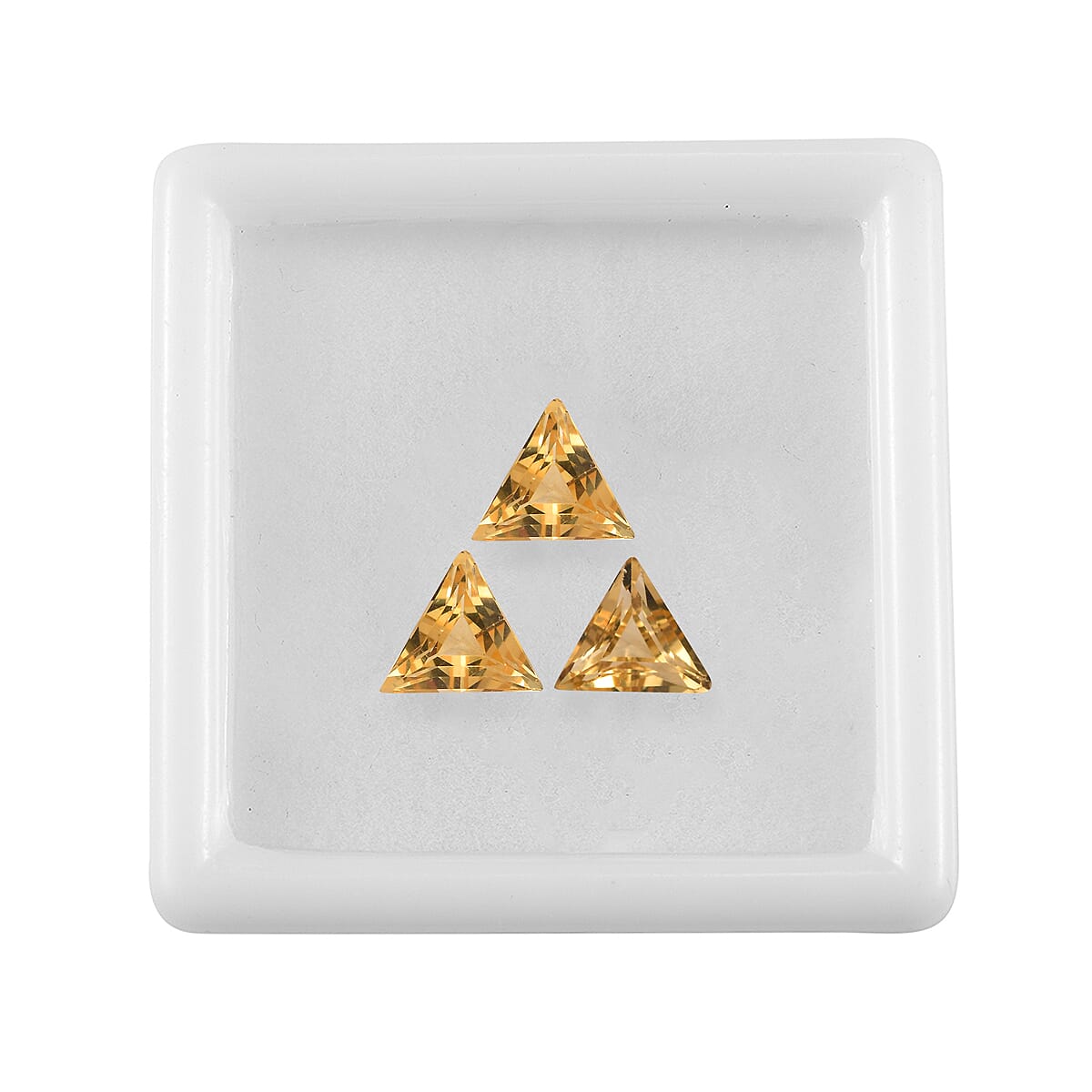 Set of 3 Citrine Loose Gemstones in Triangle Shape 2.72 Ct. 8062262 3
