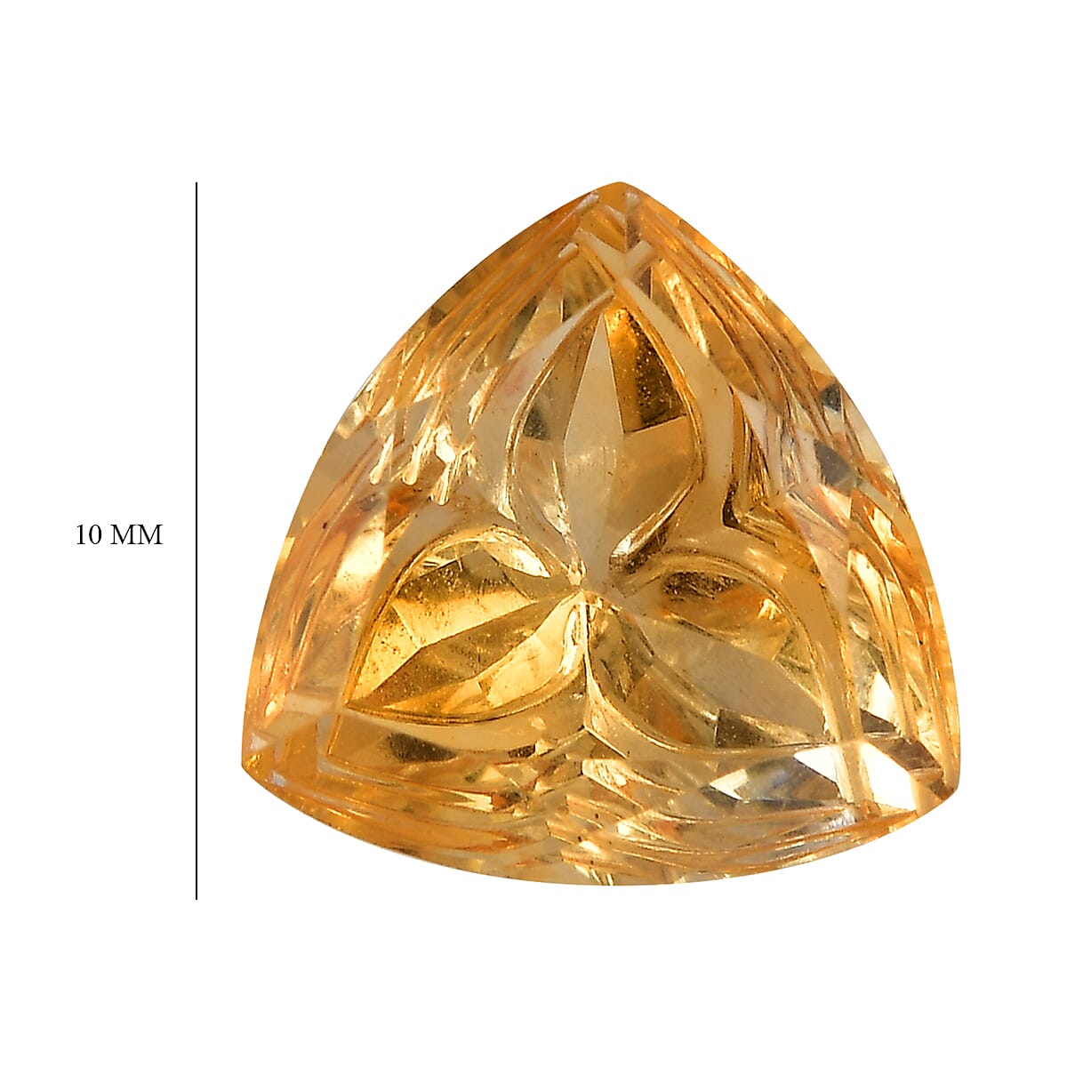 2.43 Ct. Citrine Loose Gemstone in Trillion Shape 8062263 4