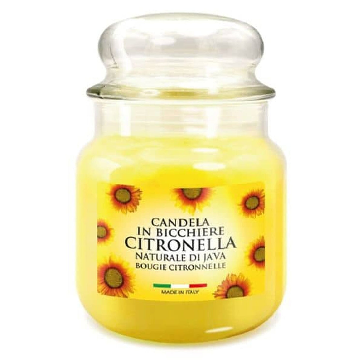 Citronella Candle Medium Jar 60 Hour Burn Time - Yellow 8074718 0