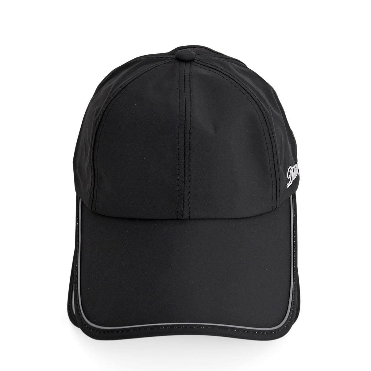 Classic Baseball Cap with Retractable Brim (Head Size- 57-58cm) - Black 8223003 0