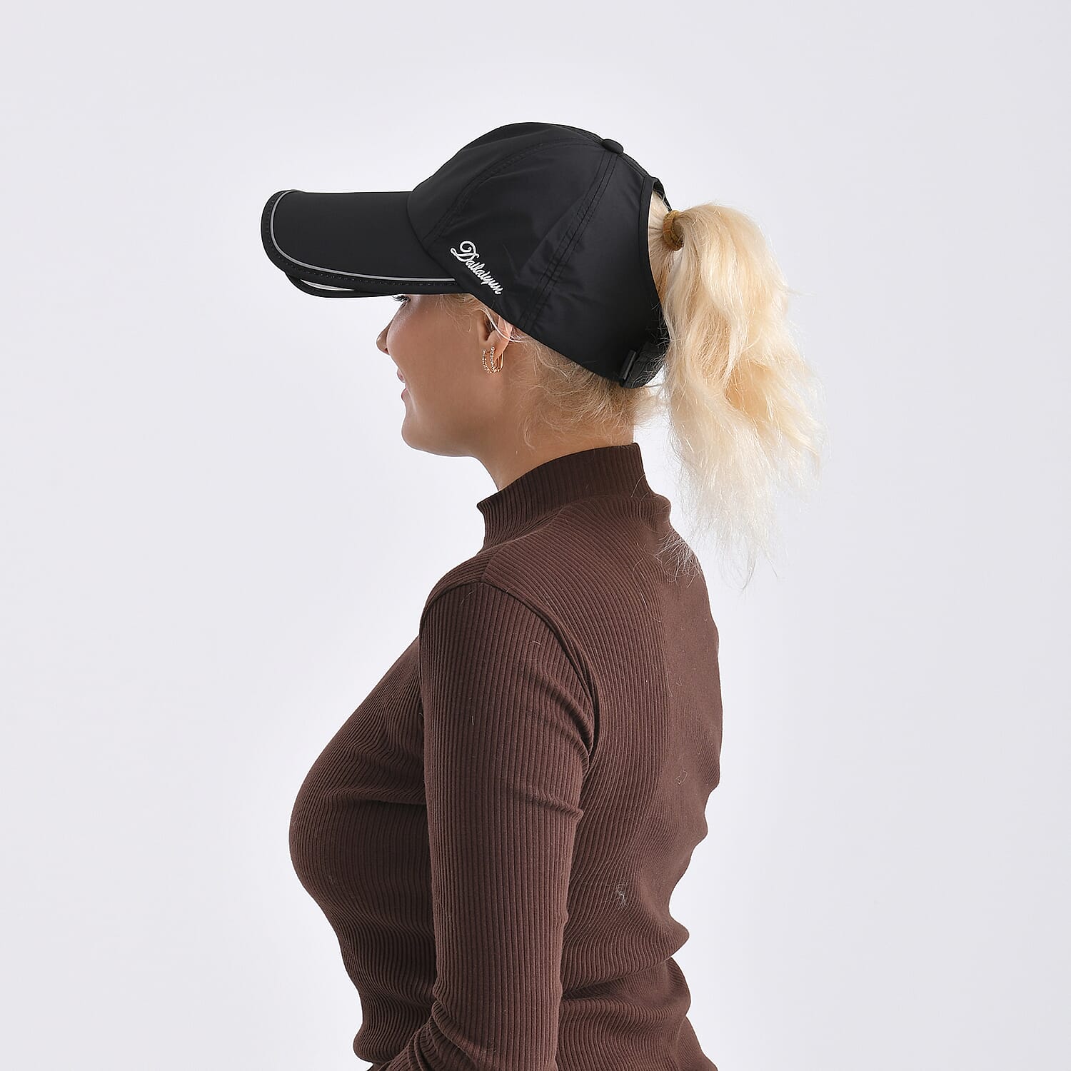 Classic Baseball Cap with Retractable Brim (Head Size- 57-58cm) - Black 8223003 4