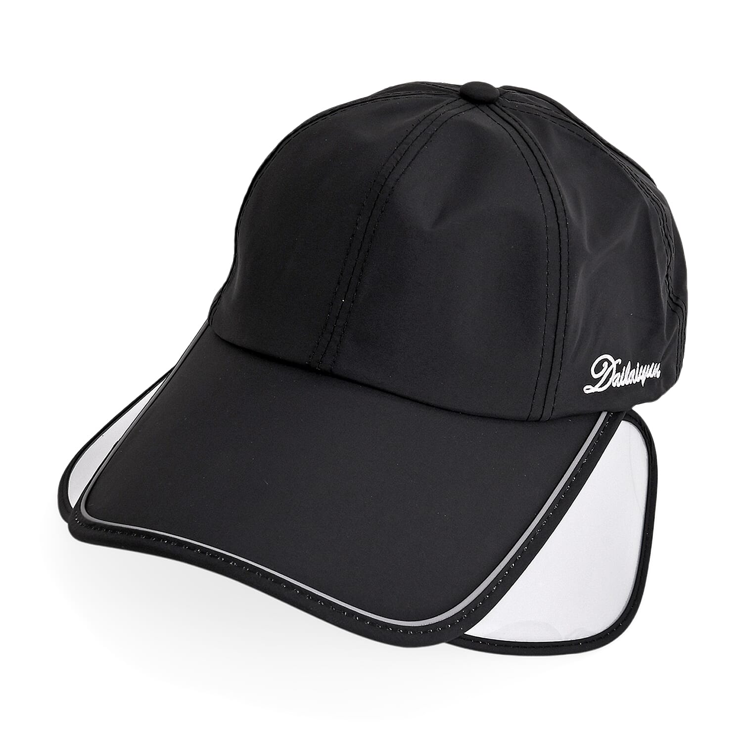 Classic Baseball Cap with Retractable Brim (Head Size- 57-58cm) - Black 8223003 5