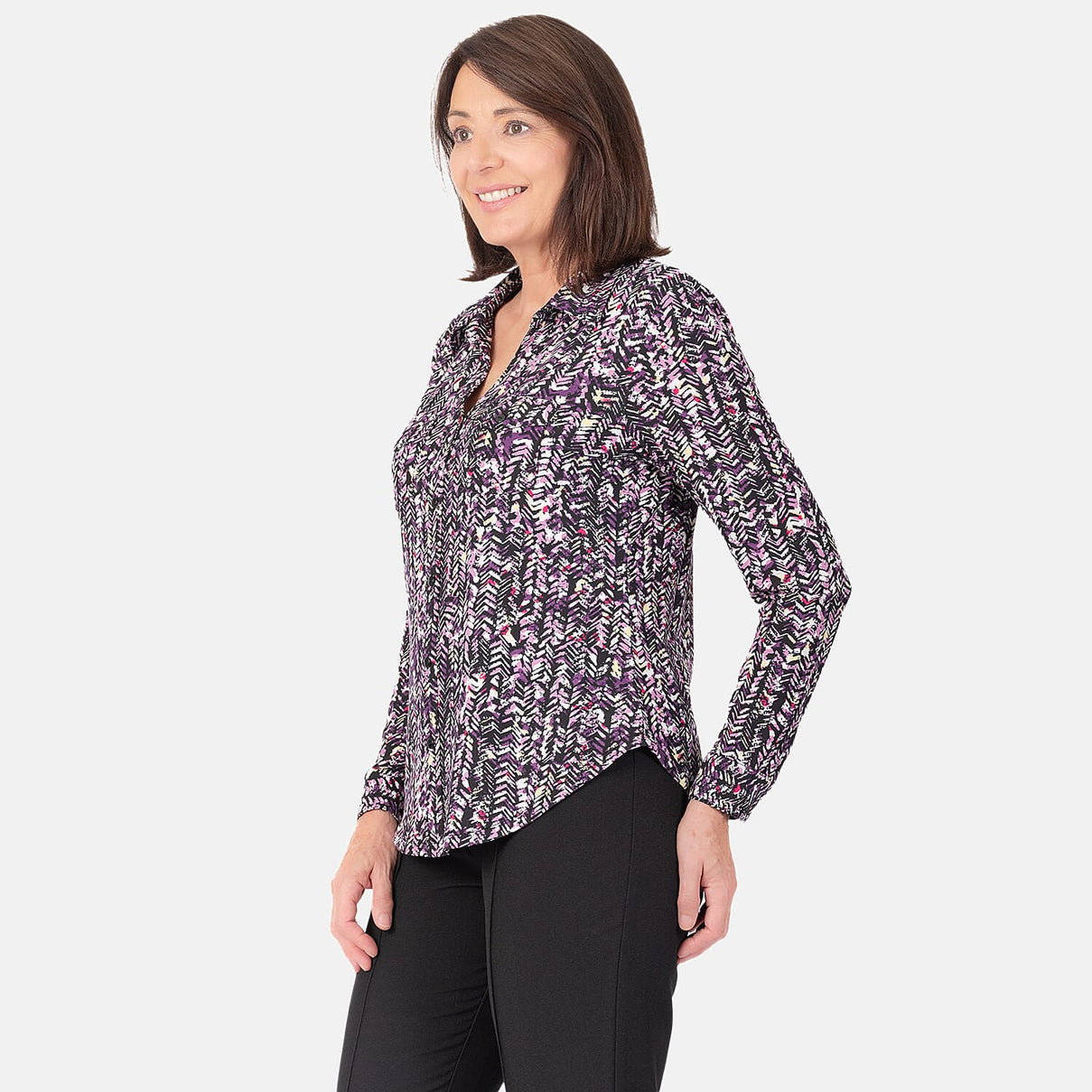 Classic  Blouse - Purple 7949654 2