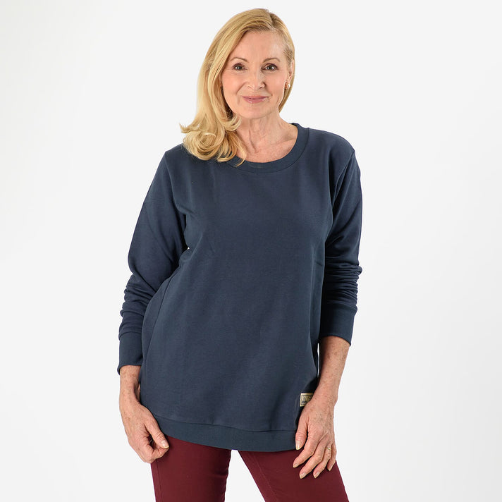 Classic Cotton Blend Crewneck Sweatshirt 8102737 1