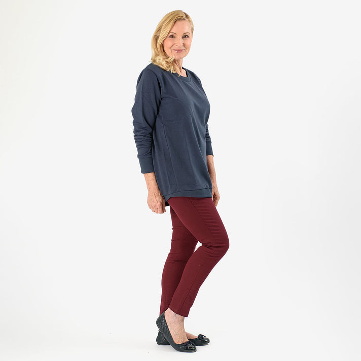 Classic Cotton Blend Crewneck Sweatshirt 8102737 2
