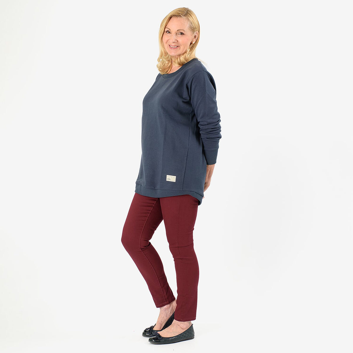 Classic Cotton Blend Crewneck Sweatshirt V32518407 3