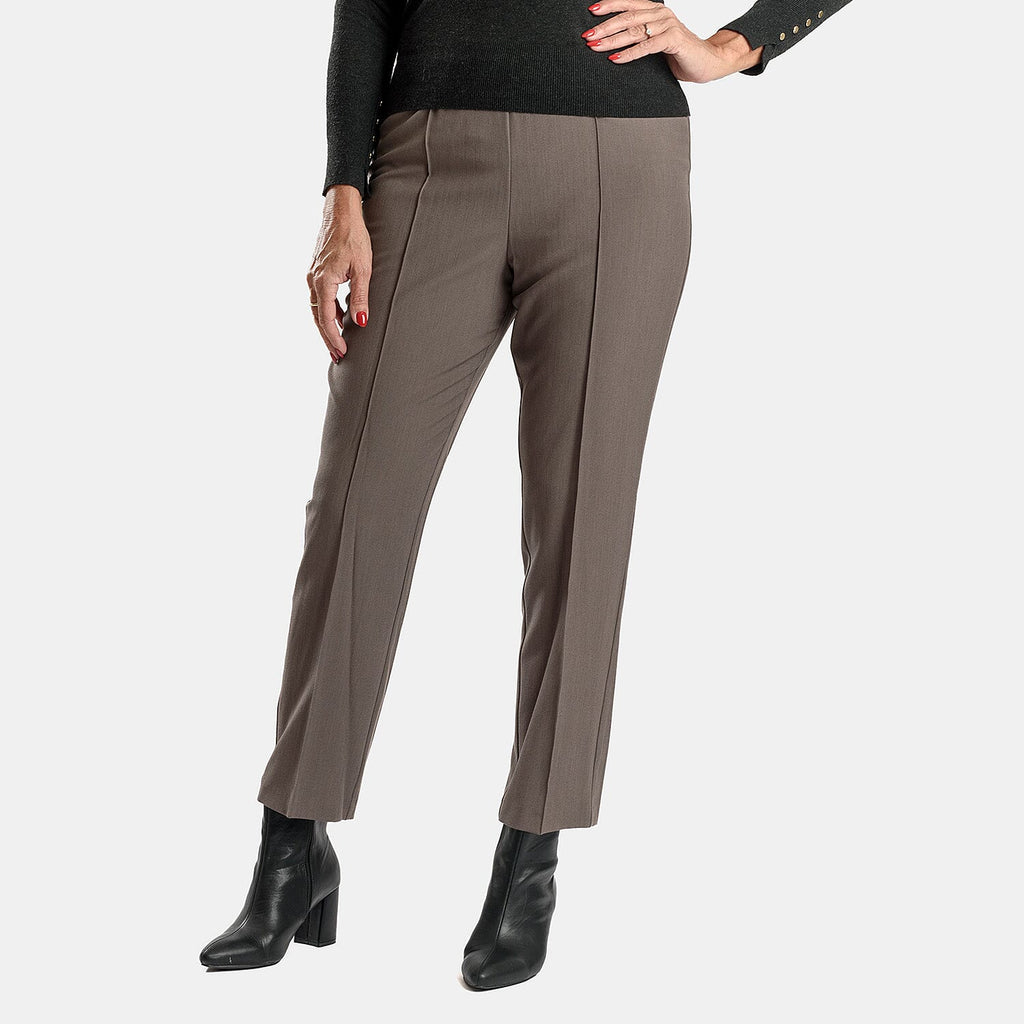 Classics Slim Leg Comfort Trouser (Size 10) - Mink