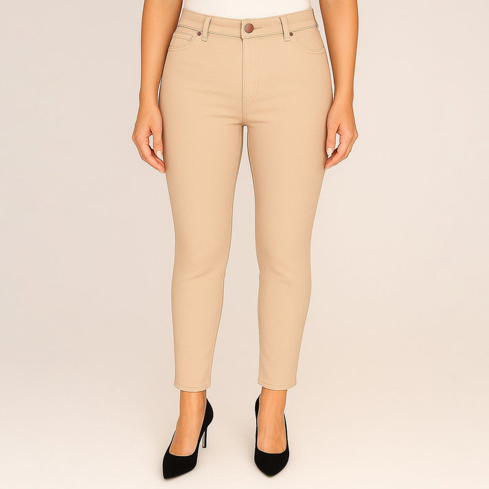 Classic Womens Jean Style Stretch Trousers With 29Inch Leg (Size 20) 7949563 1