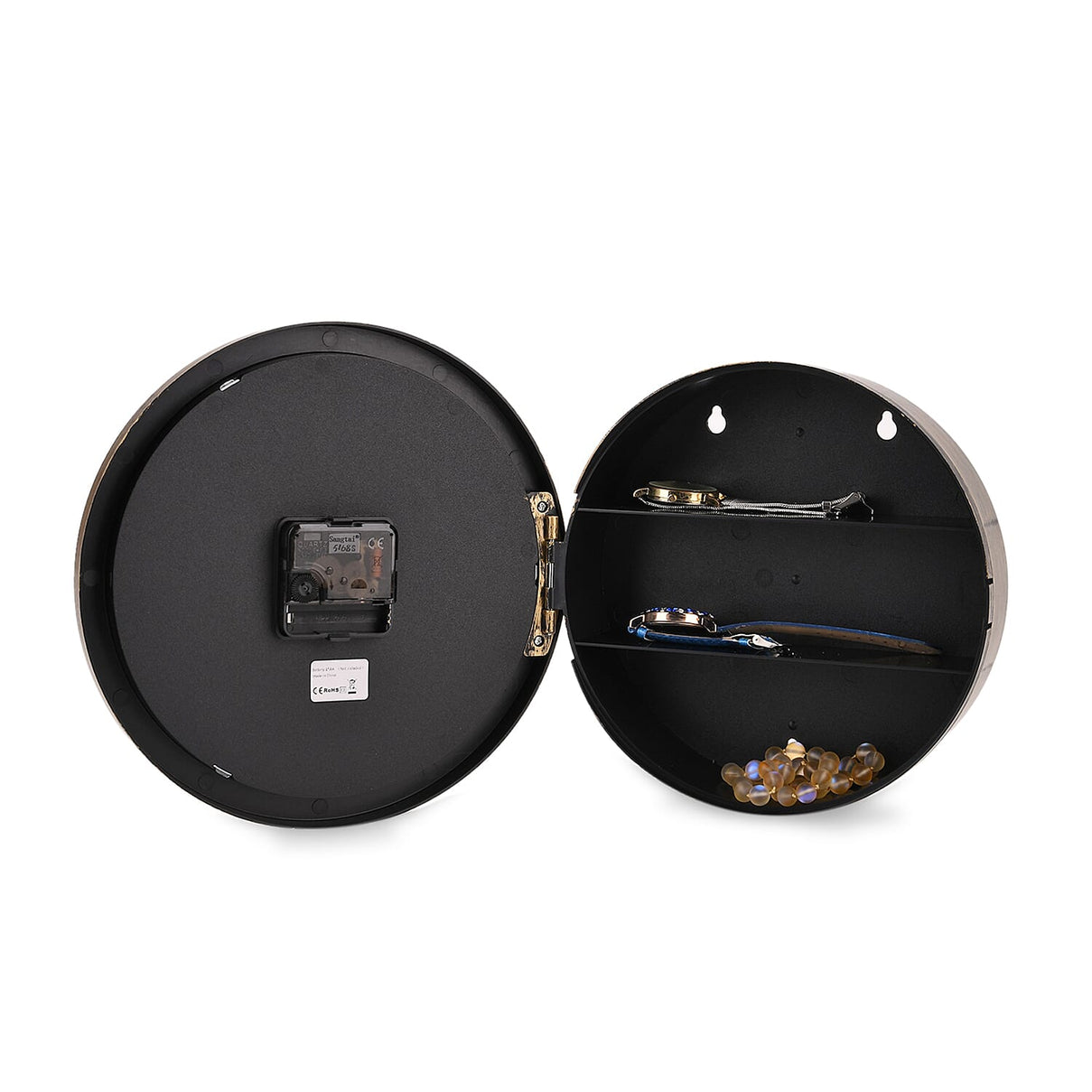 Classic Round PS Wall Clock (1xAA Battery not inc.) - Gold 8158852 4