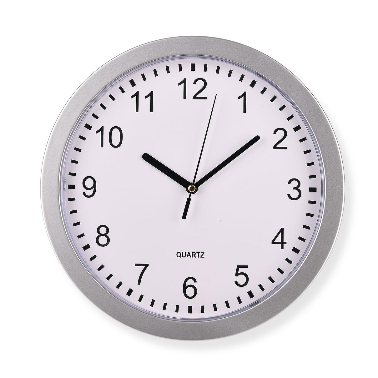 Wall Clock and Safe 25x25x7cm (1xAA Battery not inc.) - Silver V32515309 0