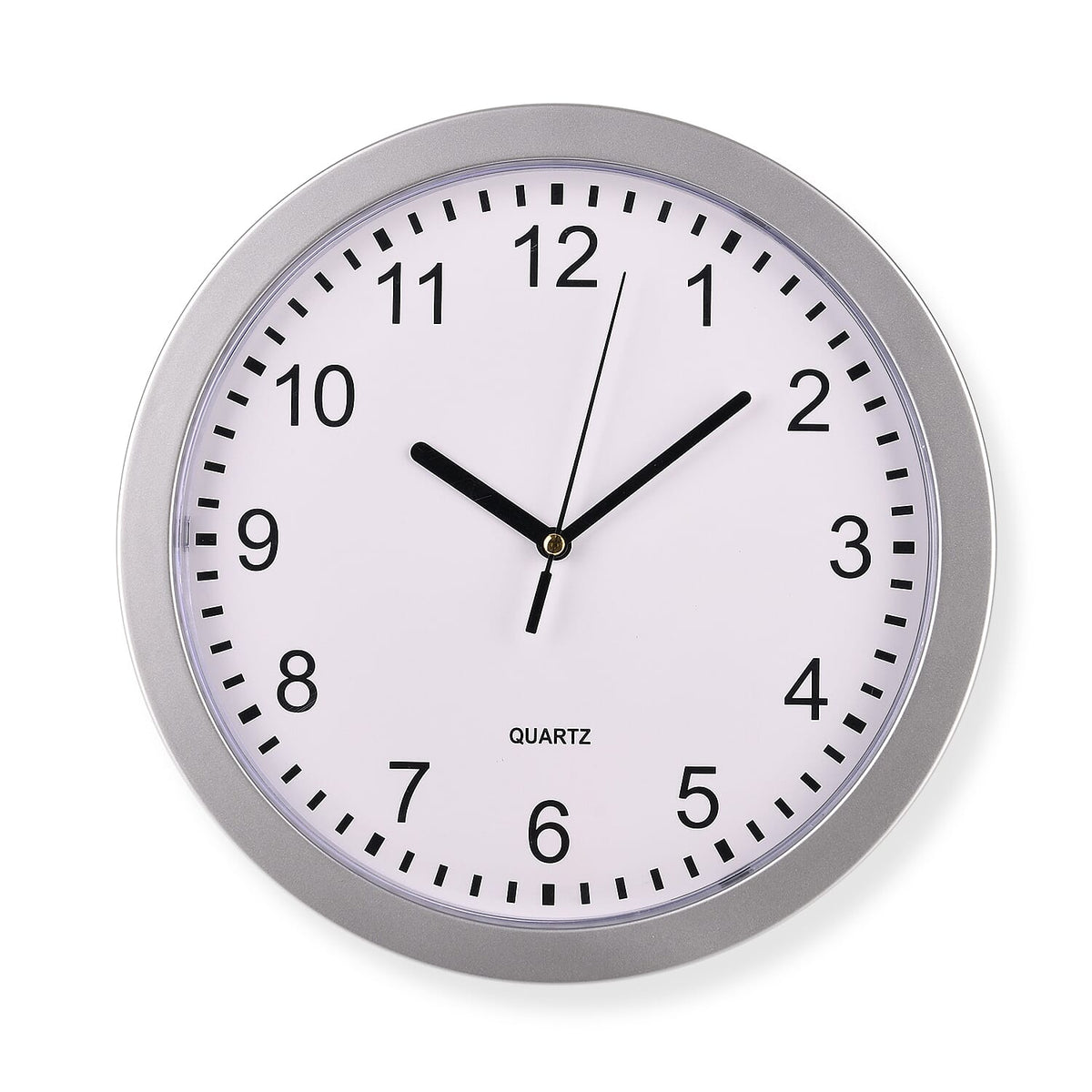 Wall Clock and Safe 25x25x7cm (1xAA Battery not inc.) - Silver V32515309 0