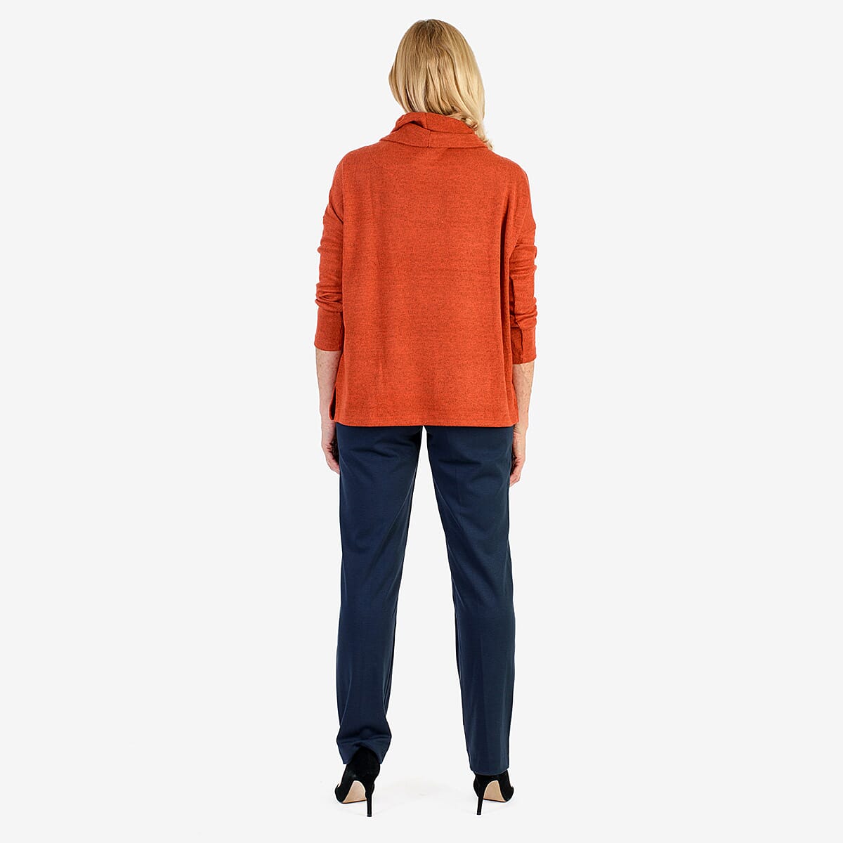 Classic Straight Leg Trousers (Size 10) - Navy 8288112 4
