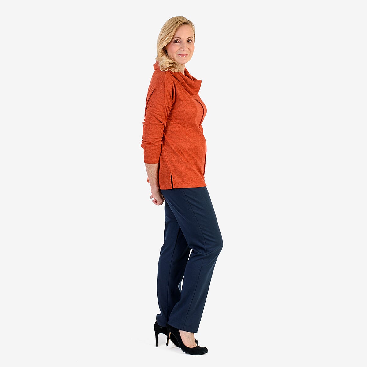 Classic Straight Leg Trousers (Size 10) - Navy 8288112 5