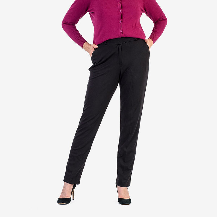 Classic Straight Leg Trousers (Size 14) - Black 8288088 1