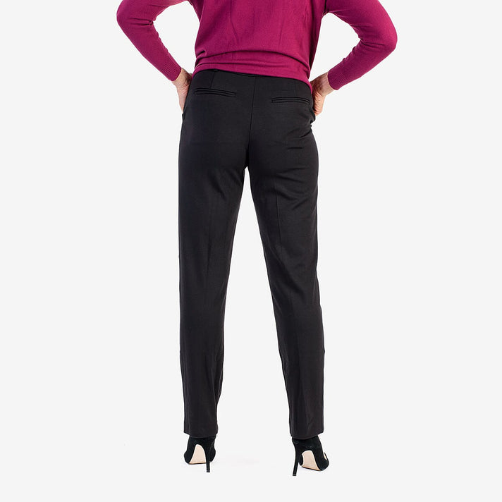 Classic Straight Leg Trousers (Size 14) - Black 8288088 2