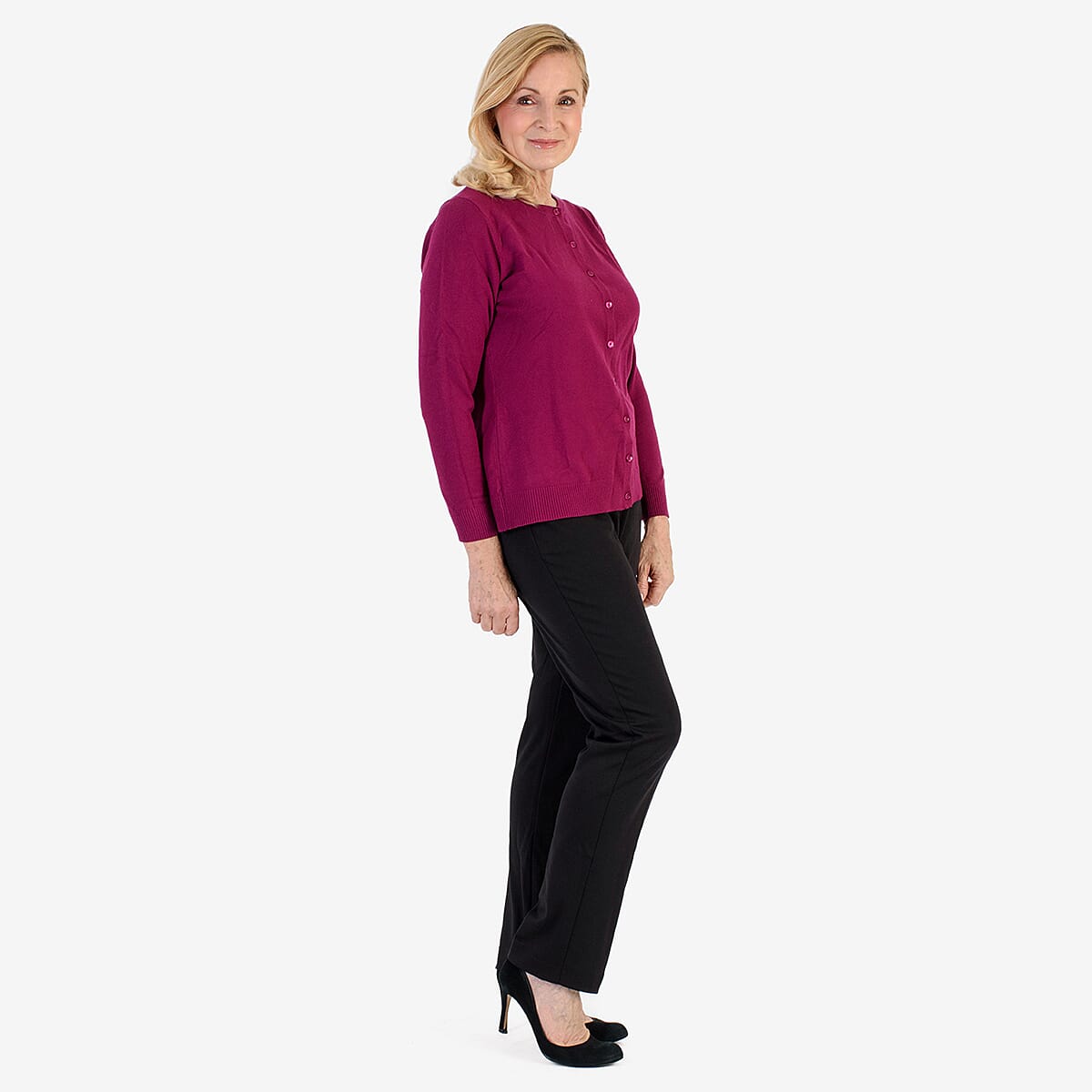 Classic Straight Leg Trousers (Size 14) - Black V32704073 5