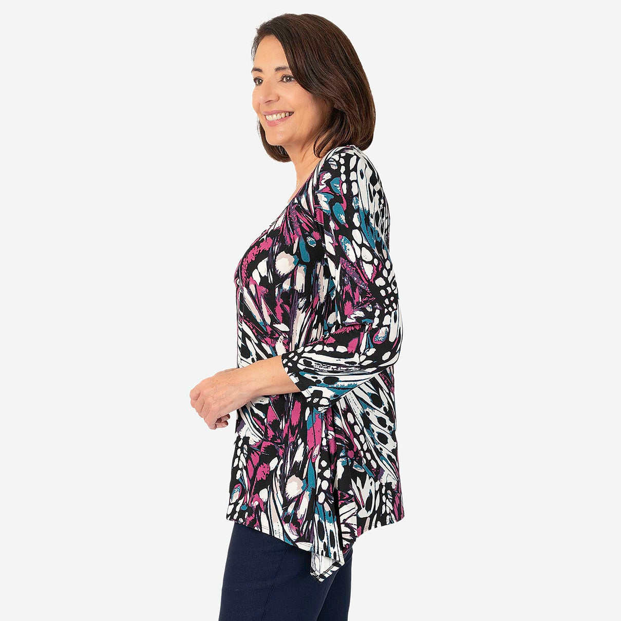 Printed Ladies Top with Necklace 7889840 2