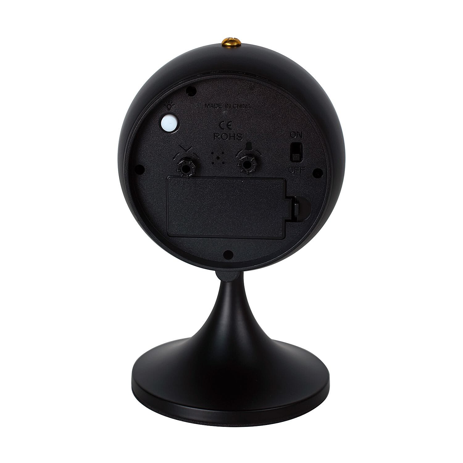 Luxury Decoration Quartz Movement Alarm Clock with Stand &amp; Night Light - Black &amp; White 7624245 1