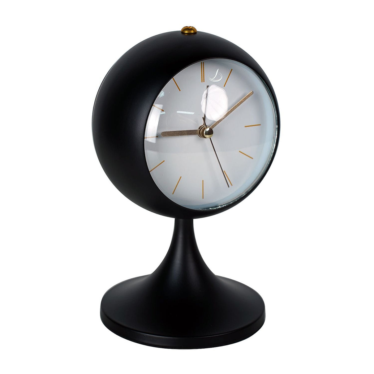 Luxury Decoration Quartz Movement Alarm Clock with Stand &amp; Night Light - Black &amp; White 7624245 3