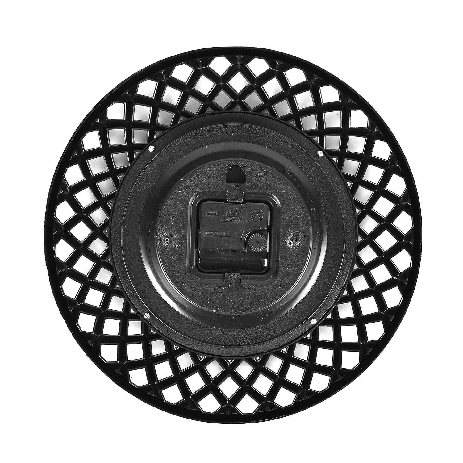 Set of 2 Round Retro Design Analog Wall Clock - Gold &amp; Silver - Lattice 7705714 3