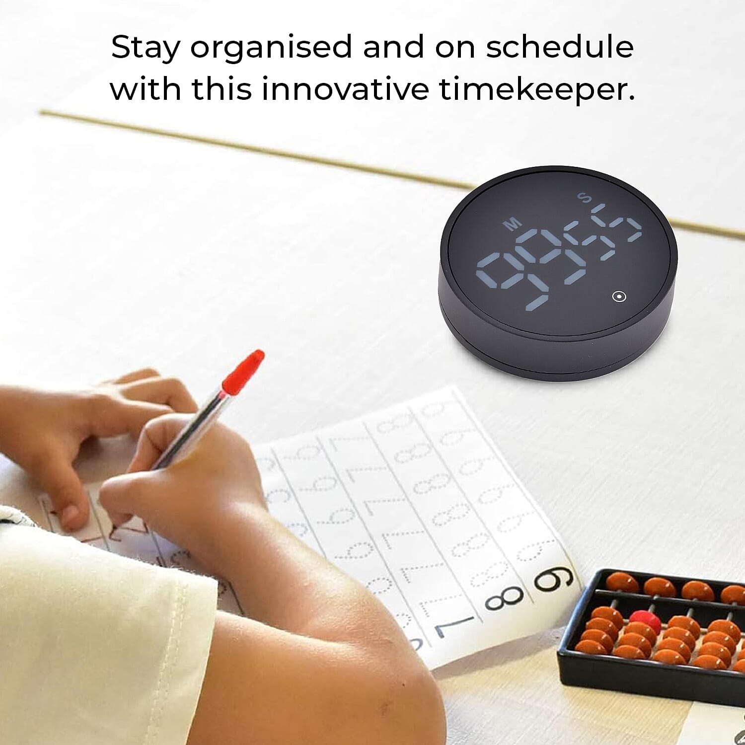 Electric Timers Large Magnetic LED Display Clock 7536278 3