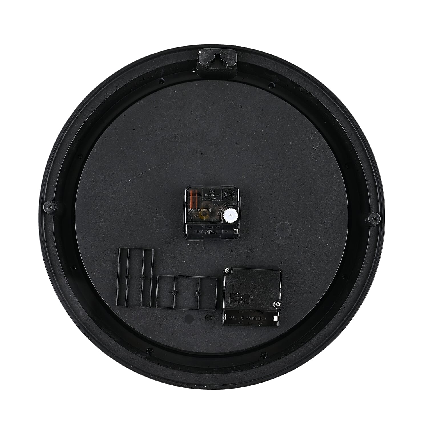 Clock (Size - One Size) - Black Silver &amp; White 8190642 3