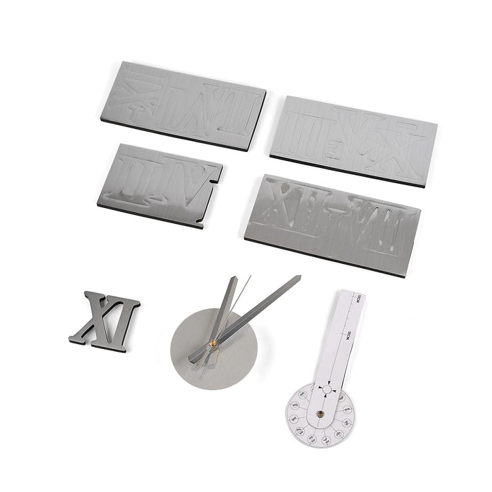 Clock (Size - One Size) - Silver &amp; Yellow V32618907 2