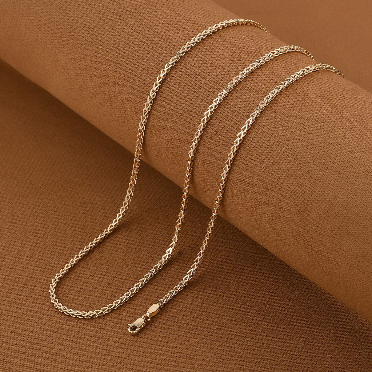 Close Out - 18K Yellow Gold Spiga Necklace (Size - 20) with Lobster Clasp, Gold Wt 3.59 Gms 8897839 2