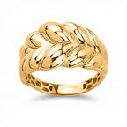 Close Out - 9K Yellow Gold Braided Ring