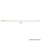 9K Yellow Gold Paperclip Bracelet (Size - 7) with Spring Ring Clasp