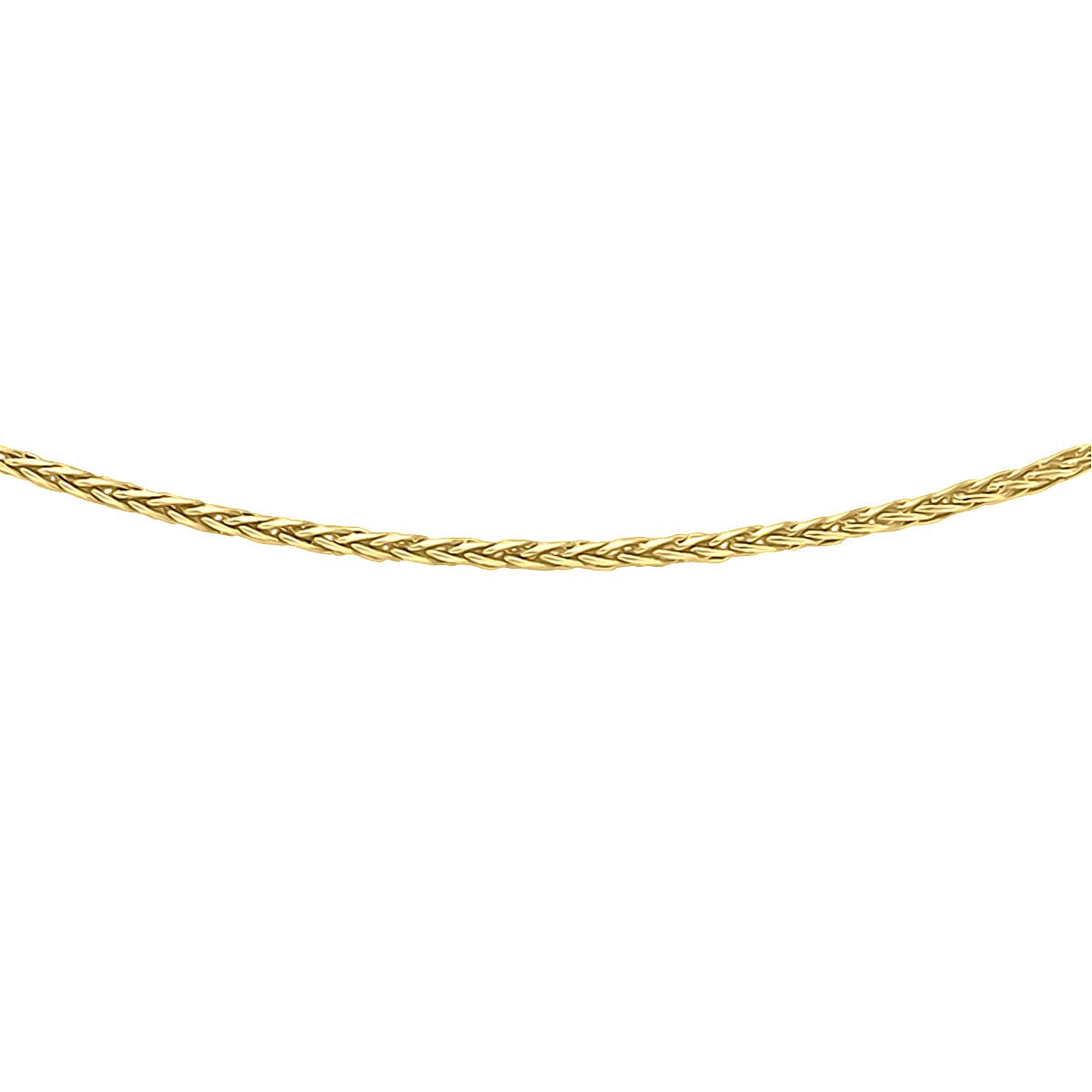 9K Yellow Gold Mini Spiga Chain (Size - 20) with Spring Ring Clasp 8127031 2