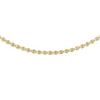 Close Out Deal - 9K Yellow Gold Starburst Chain (Size - 18) with Spring Ring Clasp