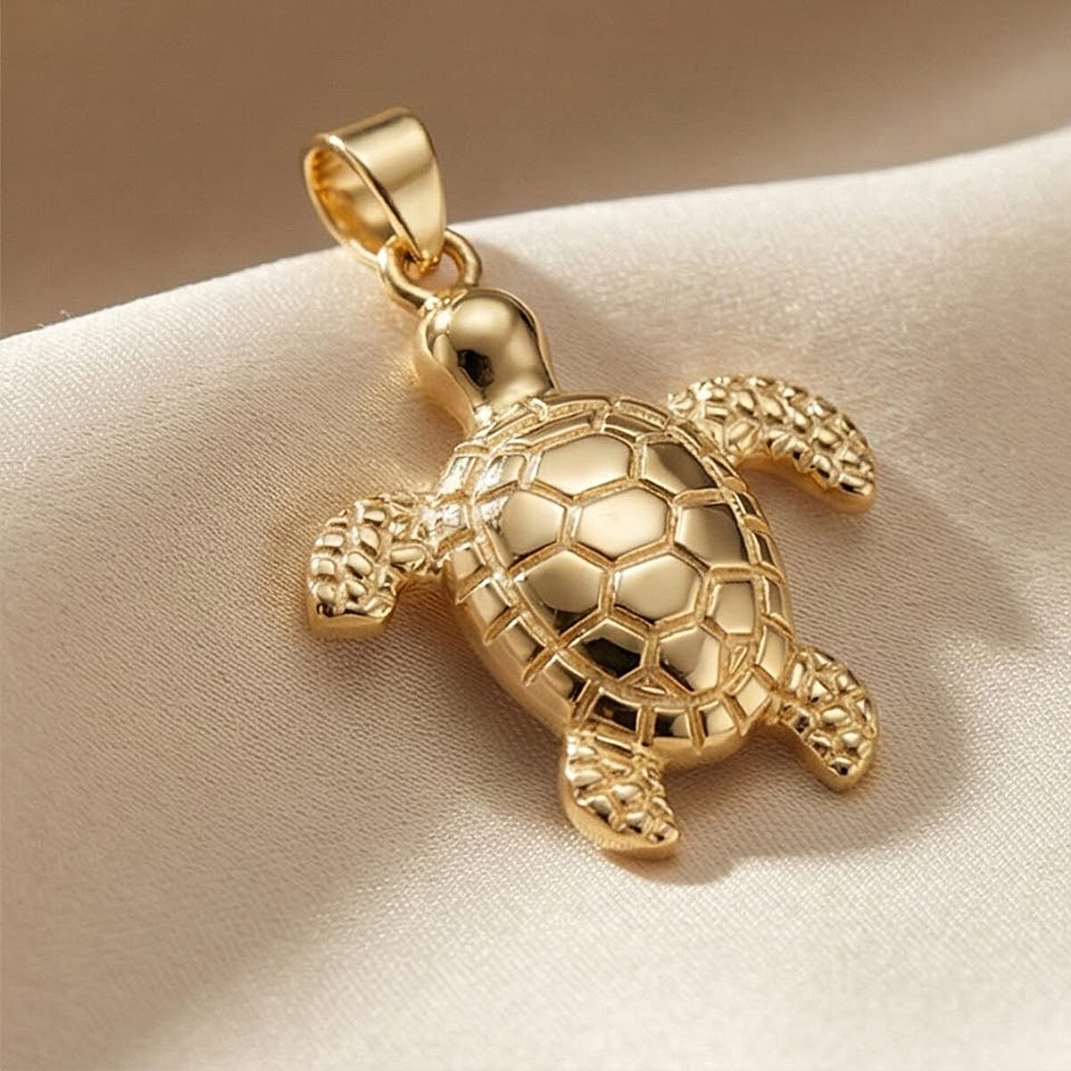 Close Out Deal - 9K Yellow Gold Turtle Pendant 8280946 3