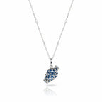 Close Out Deal - Blue Apatite Pendant With Chain (Size - 16 - 2 Ext) with Lobster Clasp Sterling Silver 7.00 Ct.
