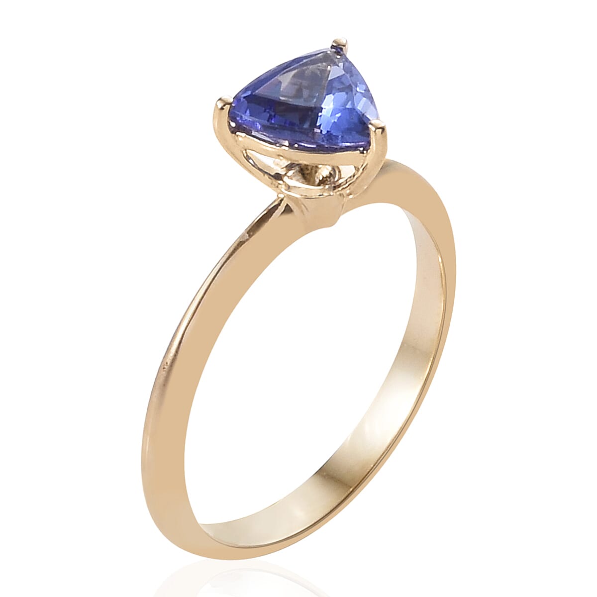 Close Out Deal 1 Carat Tanzanite Solitaire Ring in 14K Yellow Gold 2.25 Grams 3289329 4