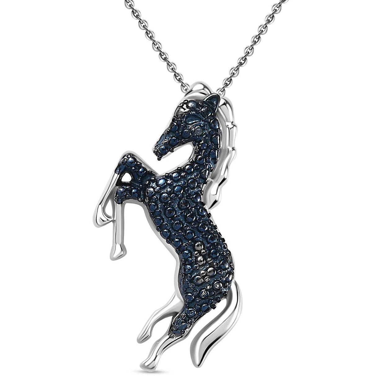Close Out Deal - Diamond Cut Chain and Horse Pendant 221223690 0