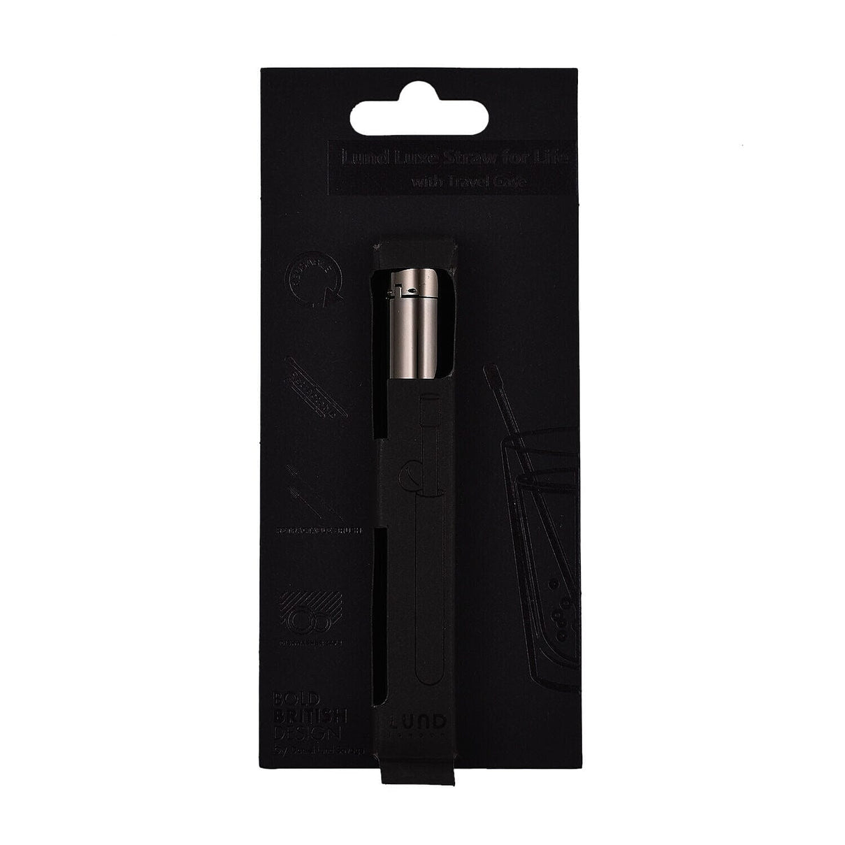 Lund London: Luxe Straws For Life and Travel Case- Multi Colour 7384830 6