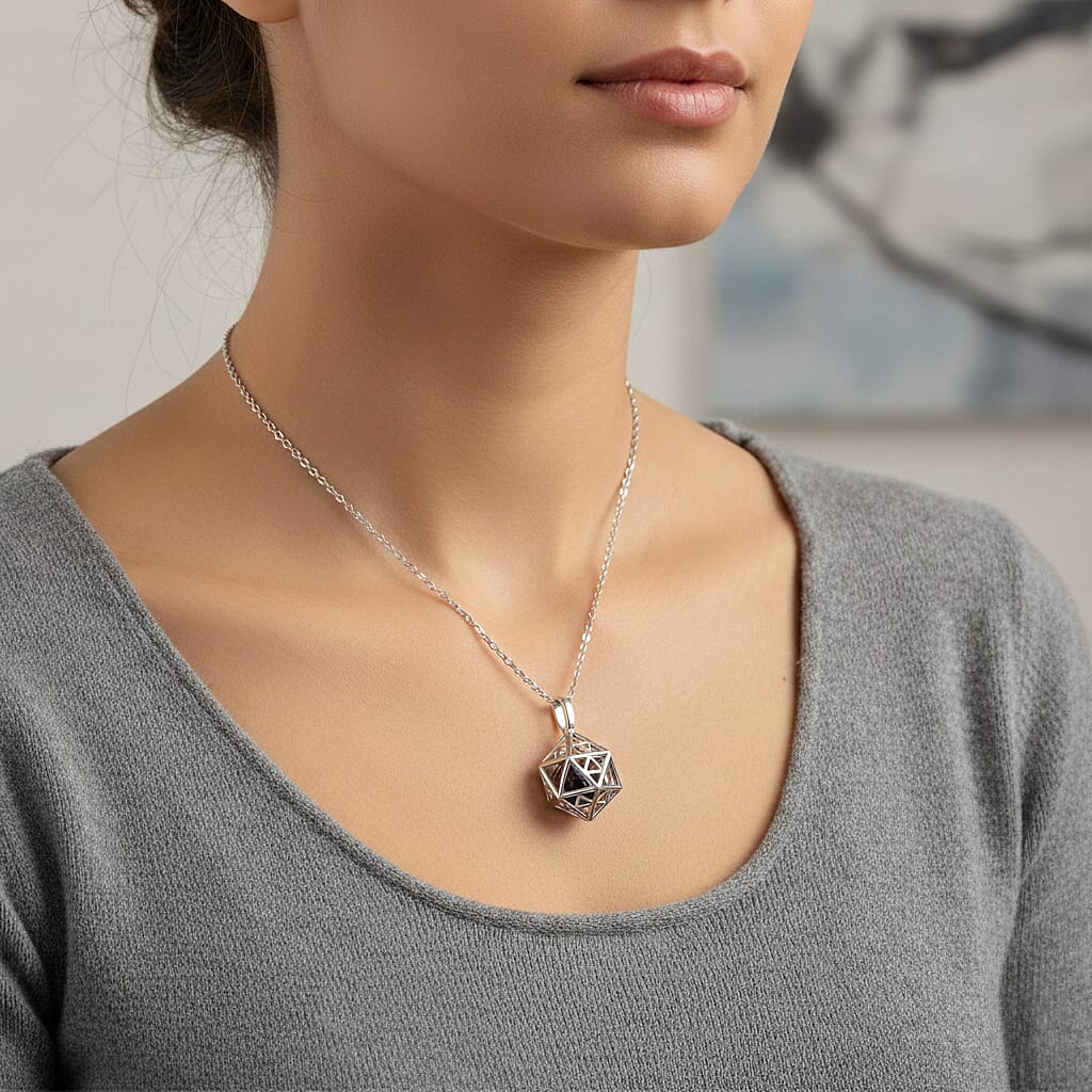 Close Out Deal - Multi Gemstones Pendant With Chain (Size 16 - 2 Ext) with Lobster Clasp Sterling Silver 3.55 Ct, Silver Wt. 5.40 Gms. 8179721 2