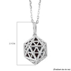 Close Out Deal - Multi Gemstones Pendant With Chain (Size 16 - 2 Ext) with Lobster Clasp Sterling Silver 3.55 Ct, Silver Wt. 5.40 Gms.