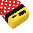 Close Out Deal - Powersquad Disney Minnie Mouse 3D 5000mAh Powerbank - Black & Red