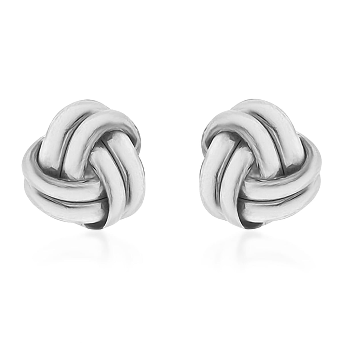 Close Out Deal - Sterling Silver Knot Earring with Push Back 8158441 0