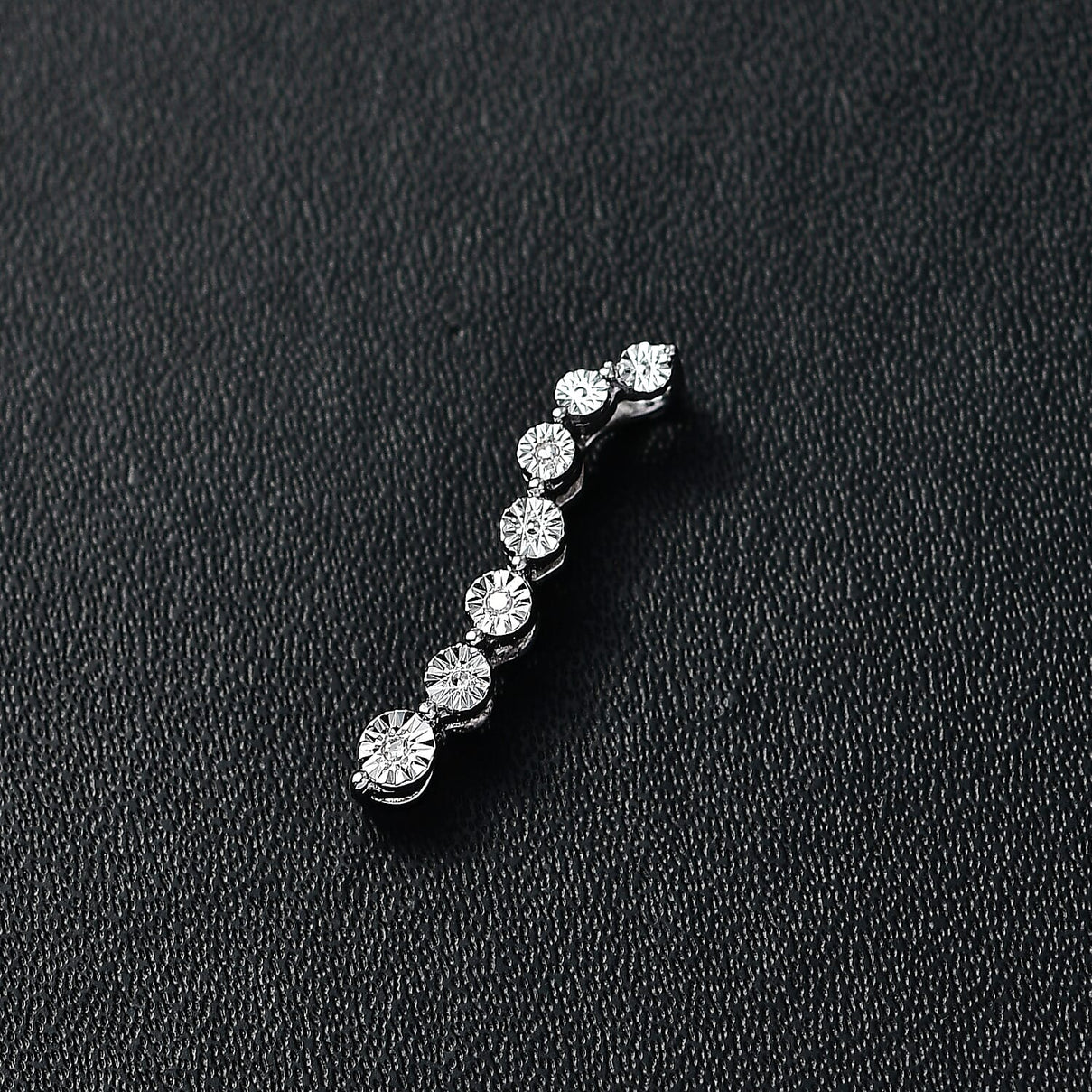 Close Out Deal - Natural White Diamond Cascade Pendant 7994208 2