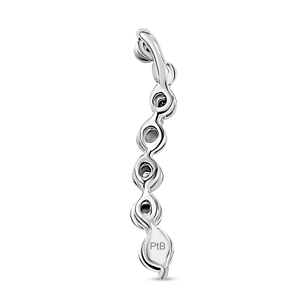 Close Out Deal - Natural White Diamond Cascade Pendant 7994208 5