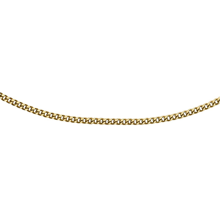 CloseOut Deal- 18K Yellow Gold Curb Chain (Size - 18) 7660201 1
