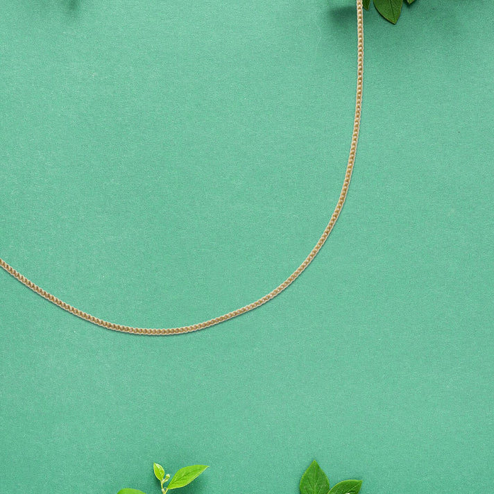 CloseOut Deal- 18K Yellow Gold Curb Chain (Size - 18) 7660201 2