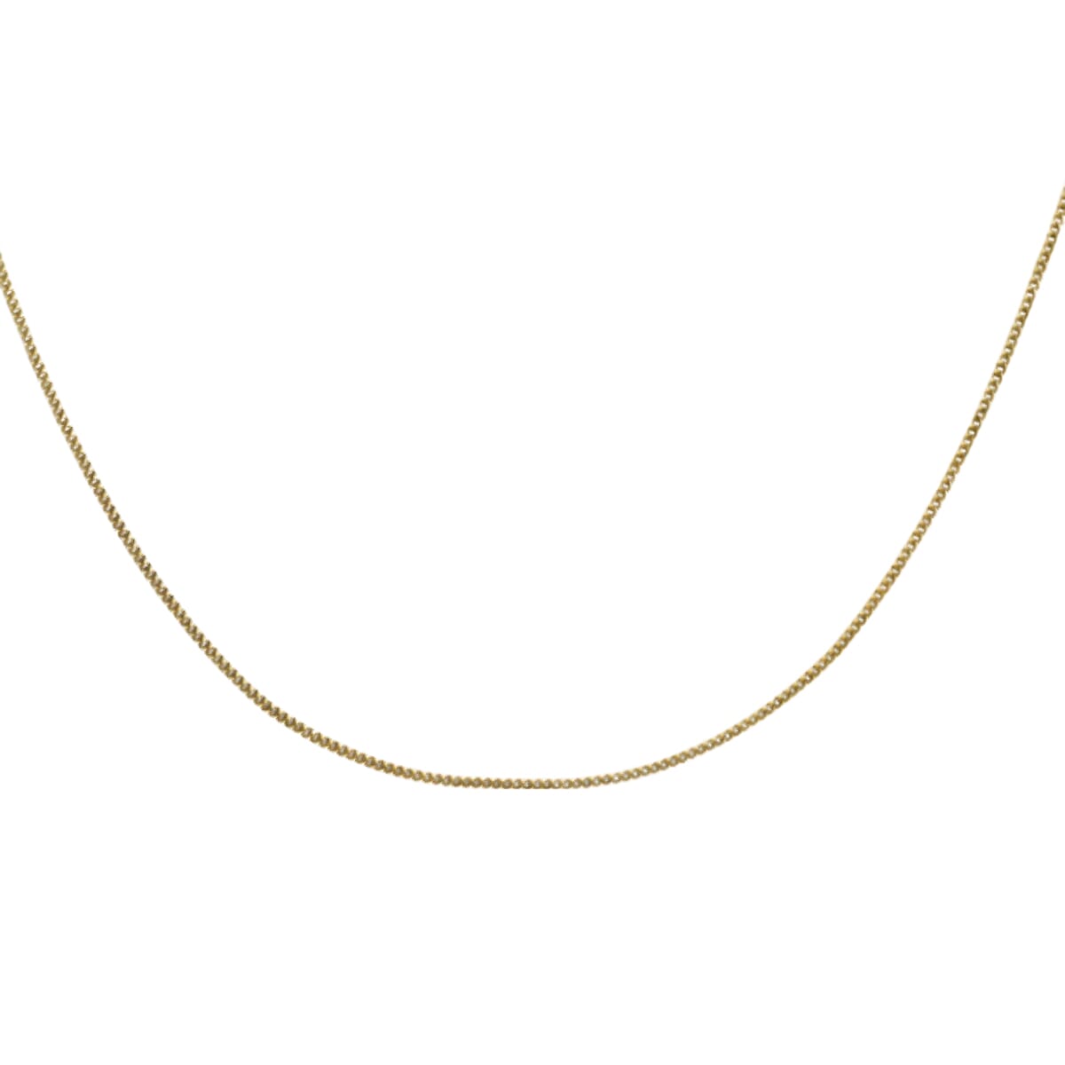 CloseOut Deal- 18K Yellow Gold Curb Chain (Size - 18) V32755614 3