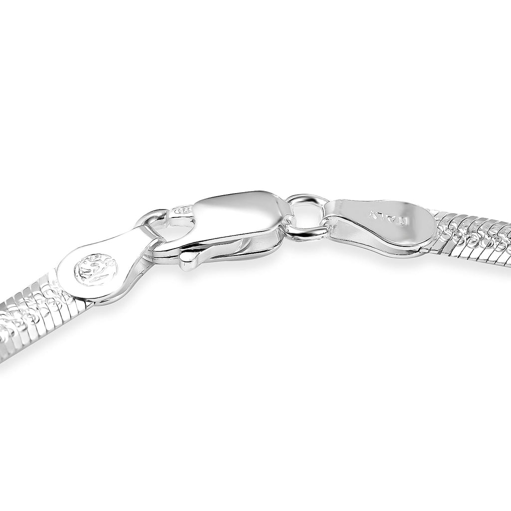 CloseOut Deal-Sterling Silver HerringBone Bracelet (Size - 7.5)