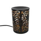 Closeou Deal - Table Decorative Diffusor Lamp With Set of 10 Aroma Oil (5ml) (Peacock Pattern)