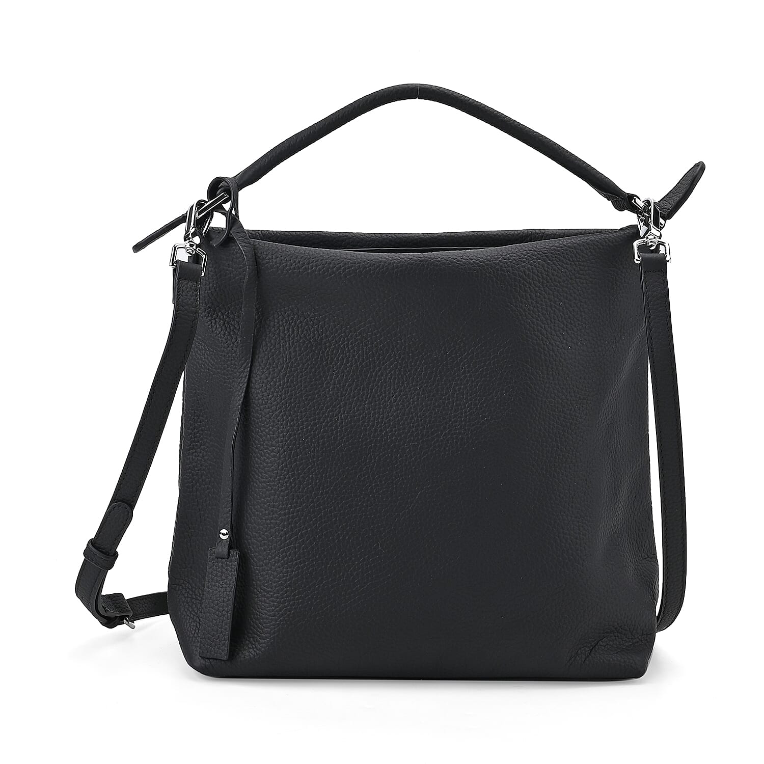 Closeout Deal- 100% Genuine Leather Bag - Black 7990263 0